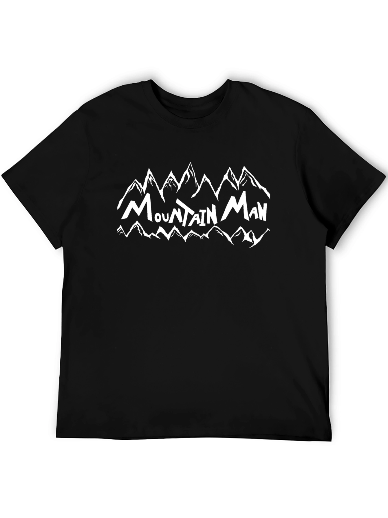 Mountain Man T-Shirt - Black Graphic Tee