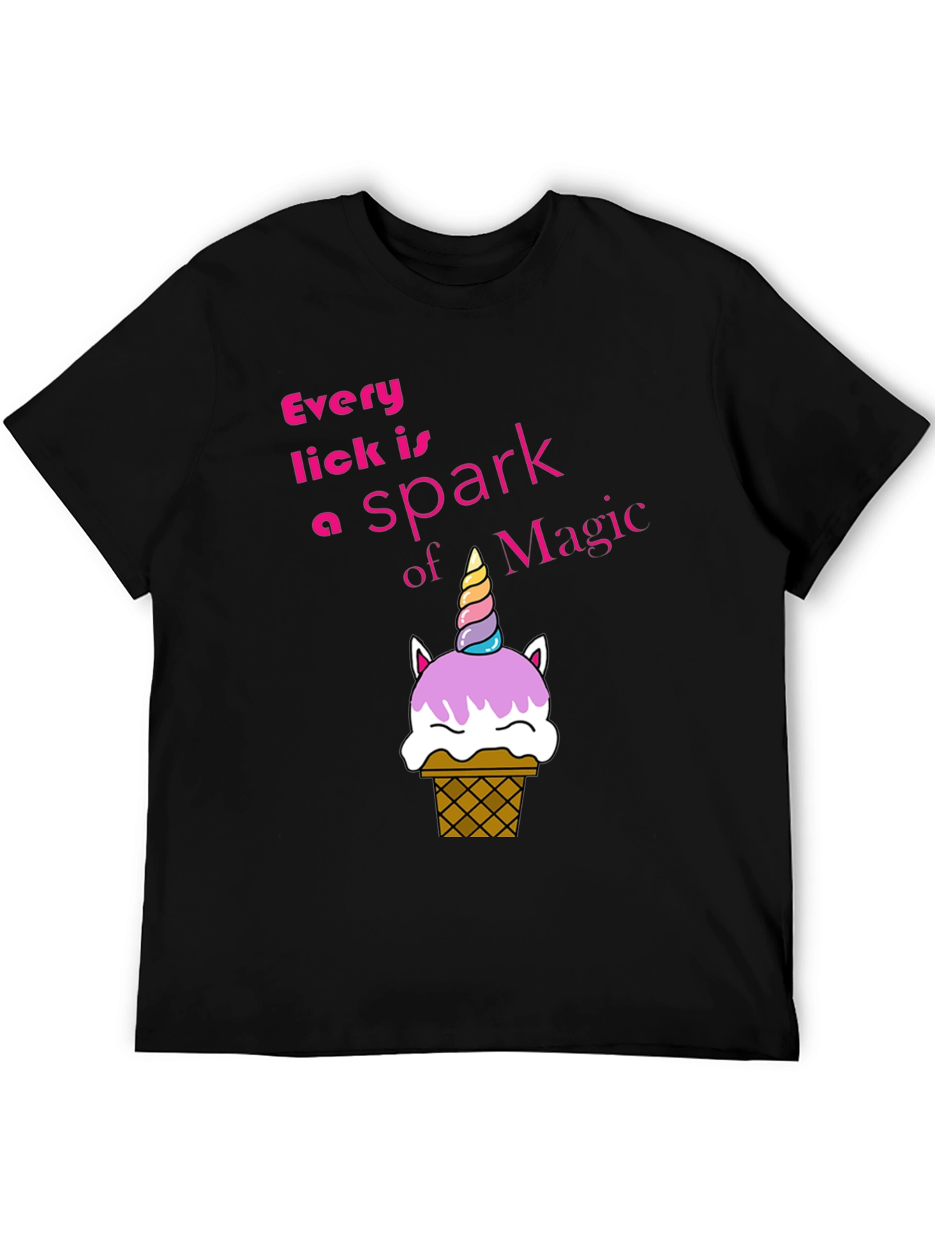 Unicorn Ice Cream T-Shirt - Every Lick is Magic!