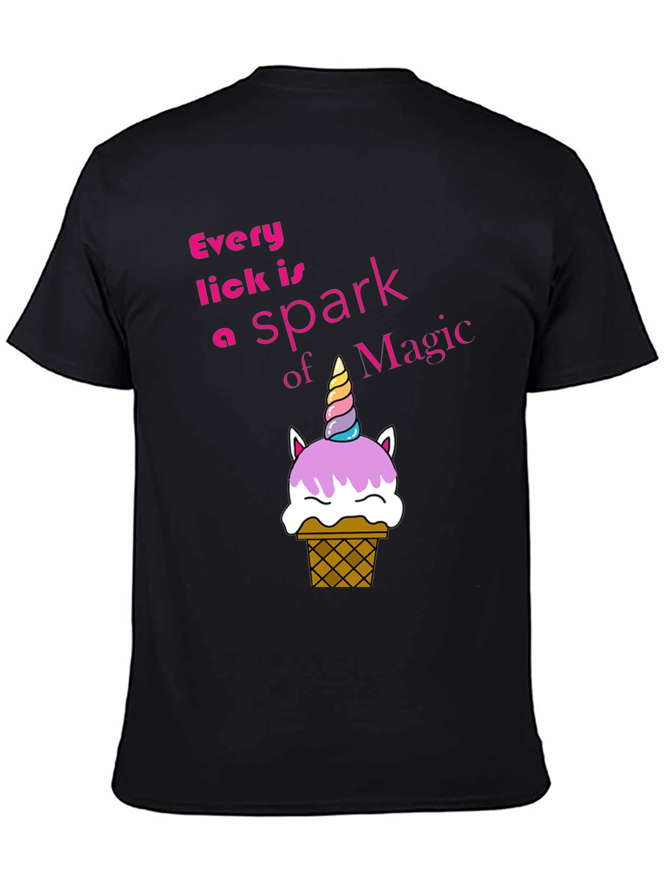 Unicorn Ice Cream T-Shirt - Every Lick is Magic!