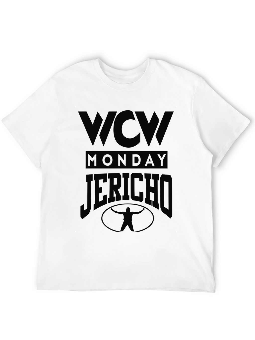 WCW Monday Jericho Black Graphic T-Shirt