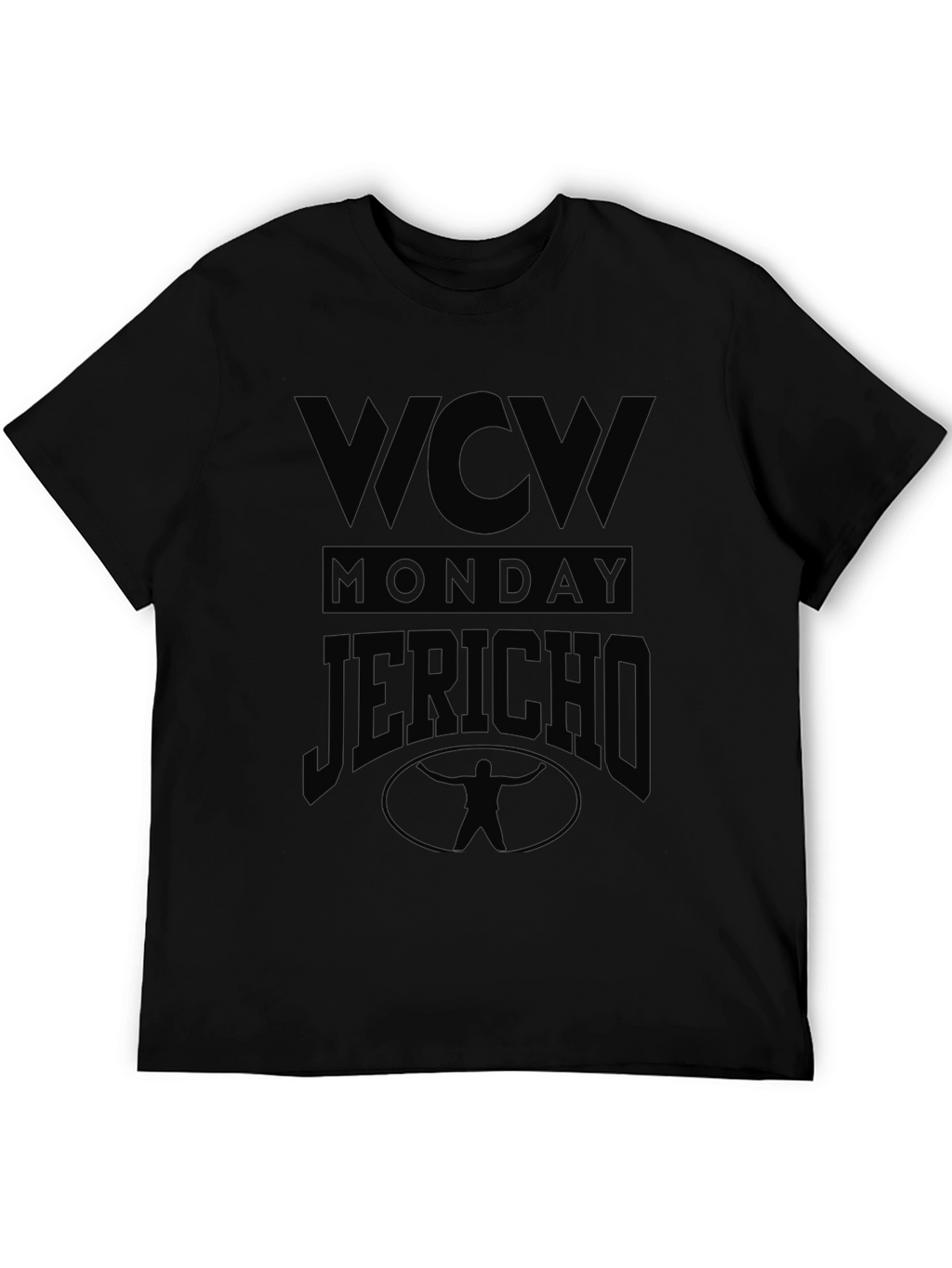 WCW Monday Jericho Black Graphic T-Shirt