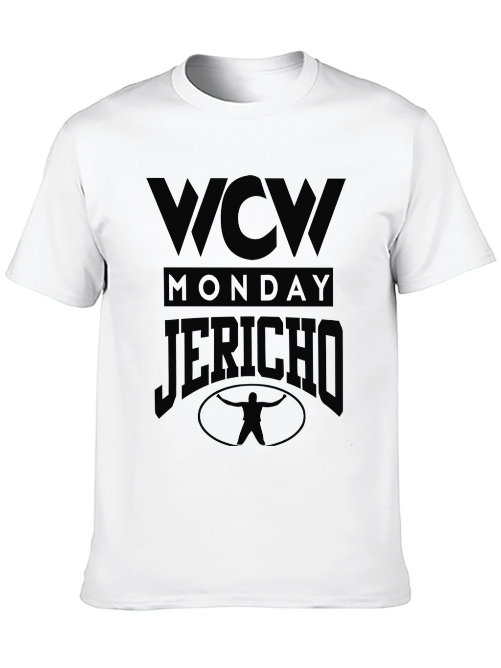 WCW Monday Jericho Black Graphic T-Shirt