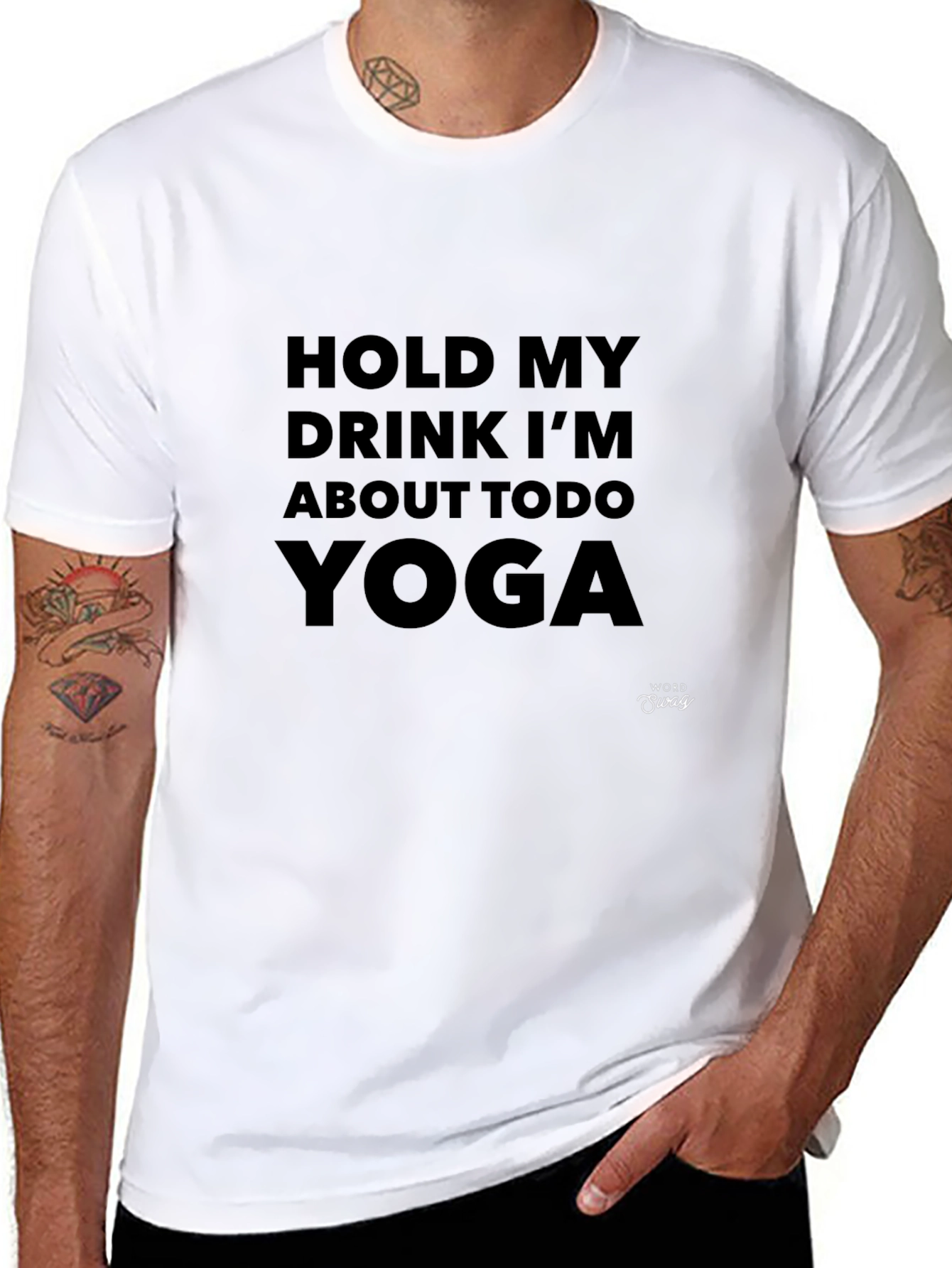 Hold My Drink Yoga T-Shirt