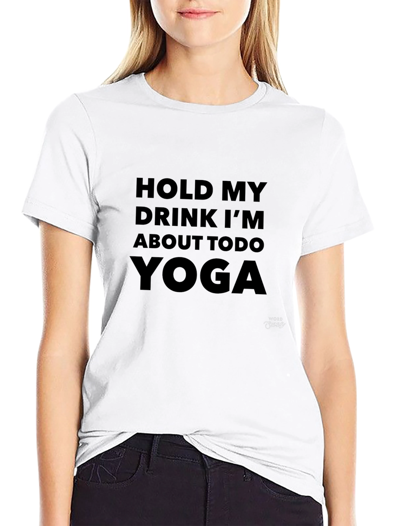 Hold My Drink Yoga T-Shirt