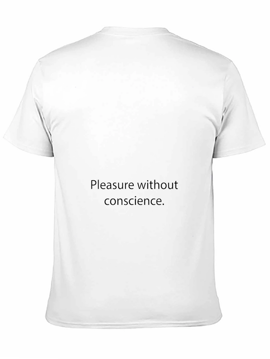 Black Graphic Tee - Pleasure Without Conscience