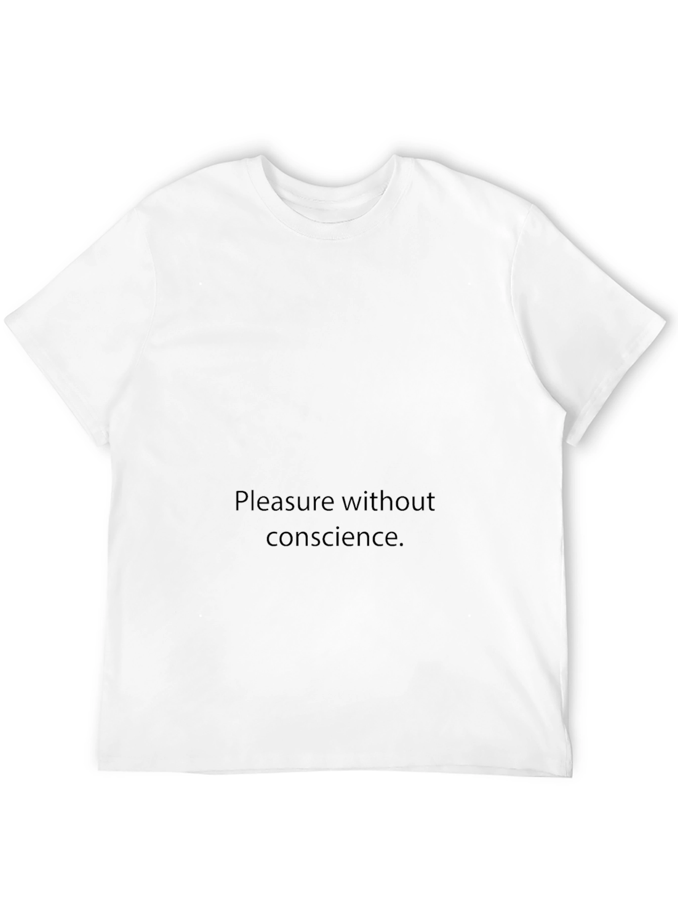 Black Graphic Tee - Pleasure Without Conscience