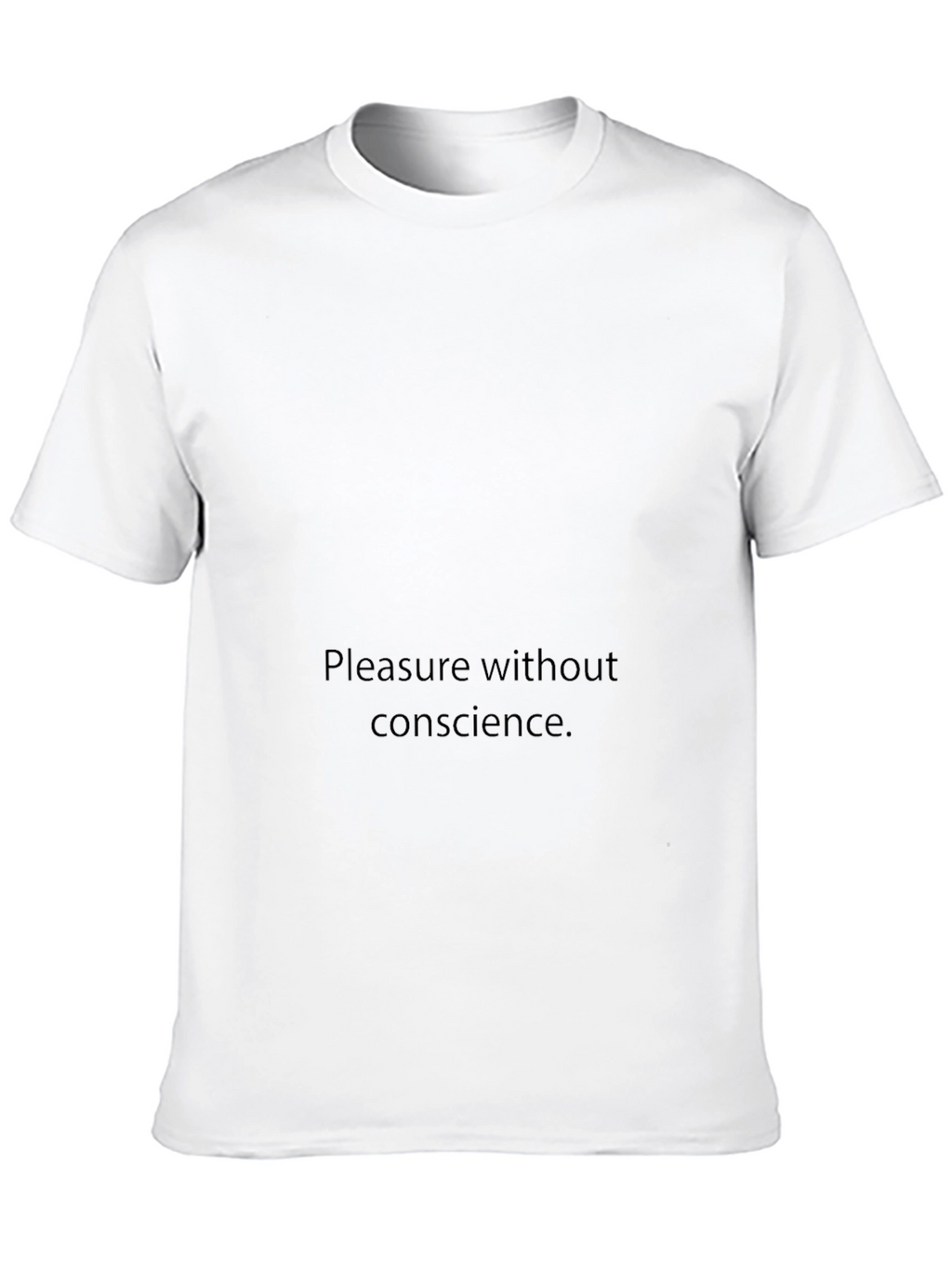 Black Graphic Tee - Pleasure Without Conscience