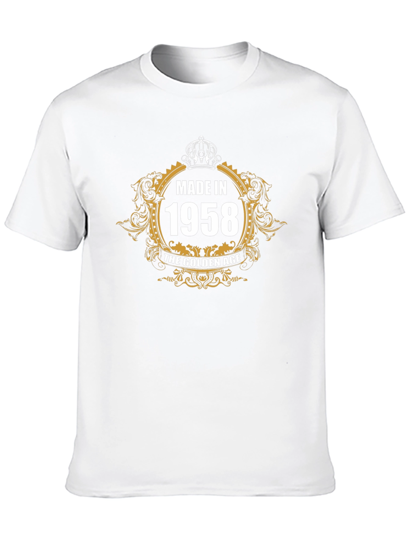 Made in 1958 Golden Age Black T-Shirt