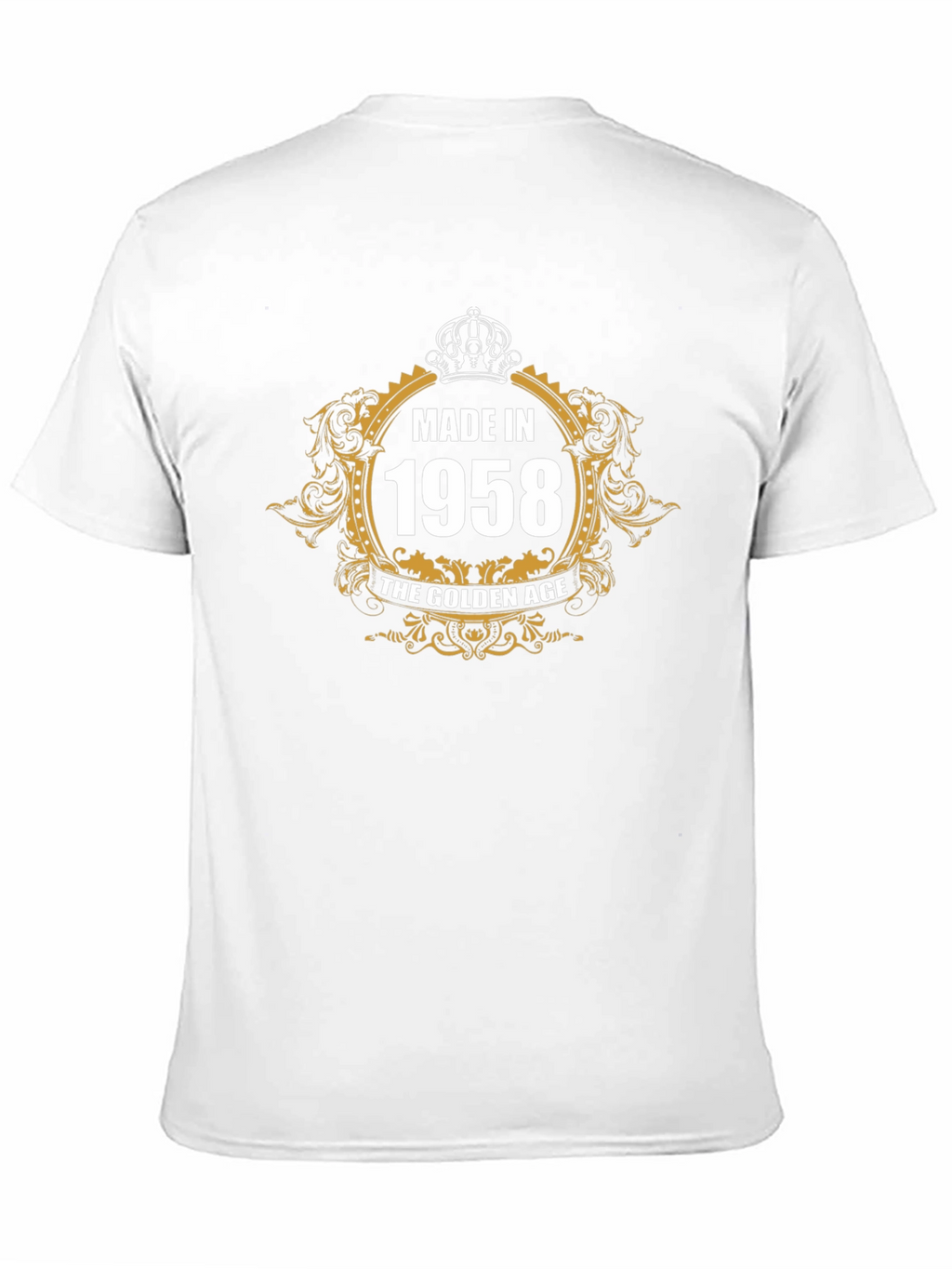 Made in 1958 Golden Age Black T-Shirt
