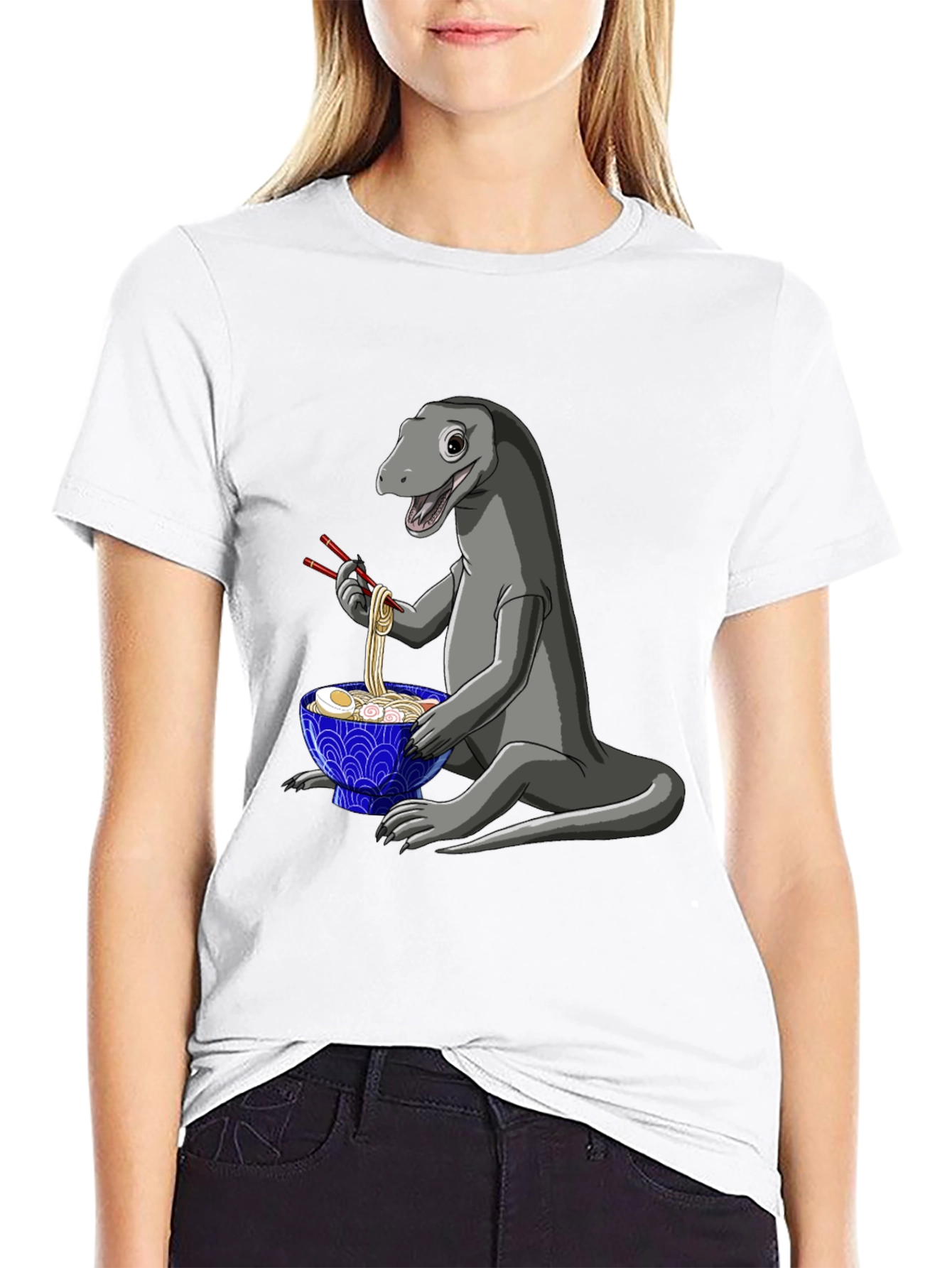 Ramen Loving Lizard T-Shirt
