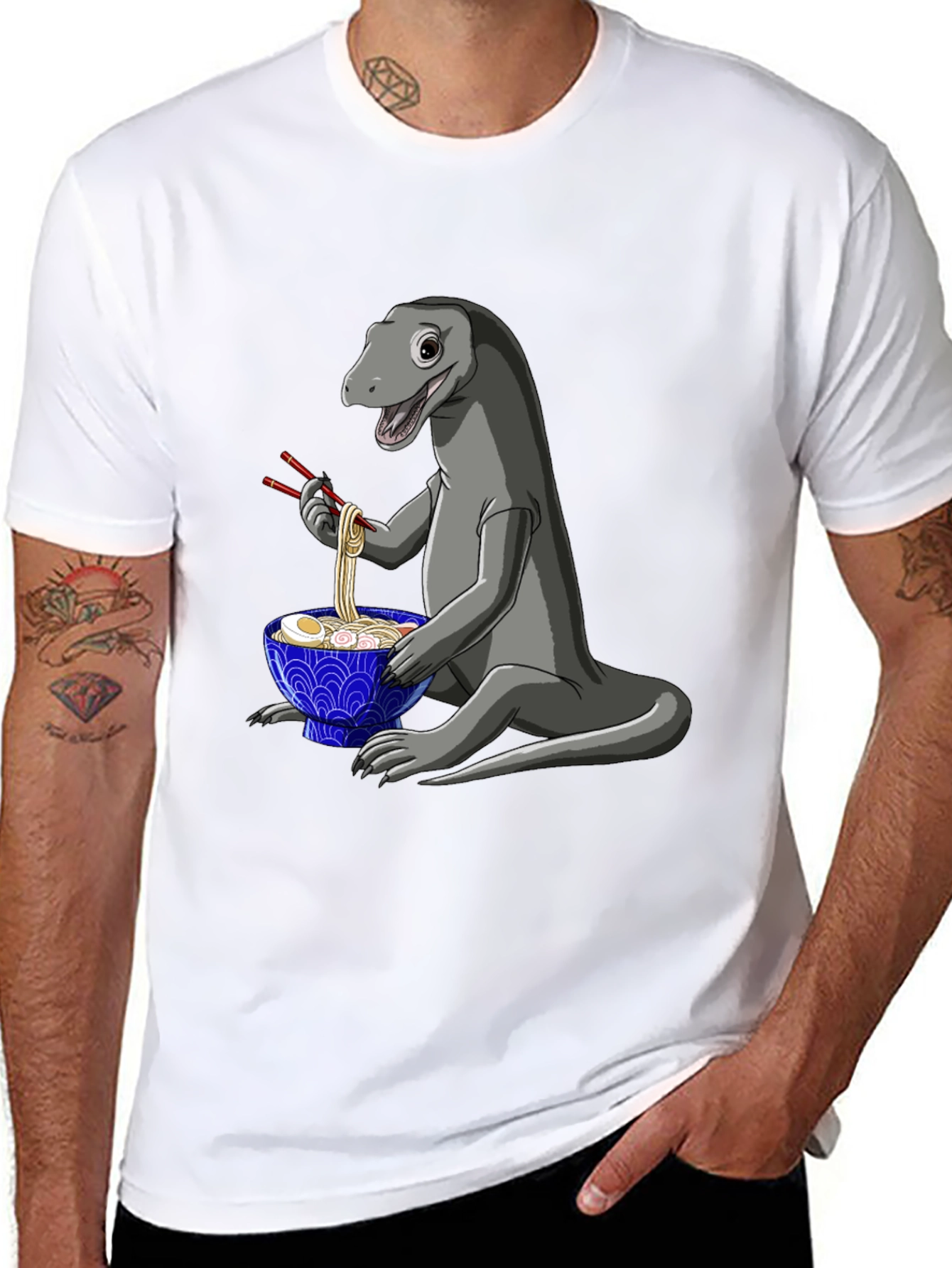 Ramen Loving Lizard T-Shirt
