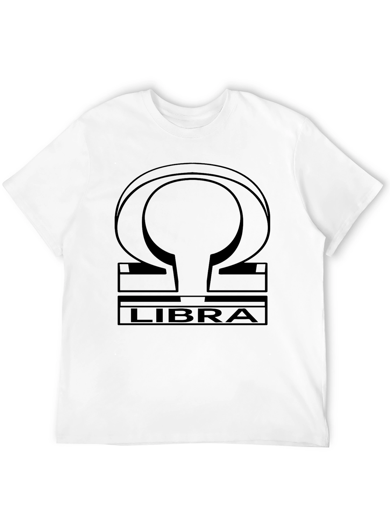 Libra Zodiac Symbol Graphic T-Shirt