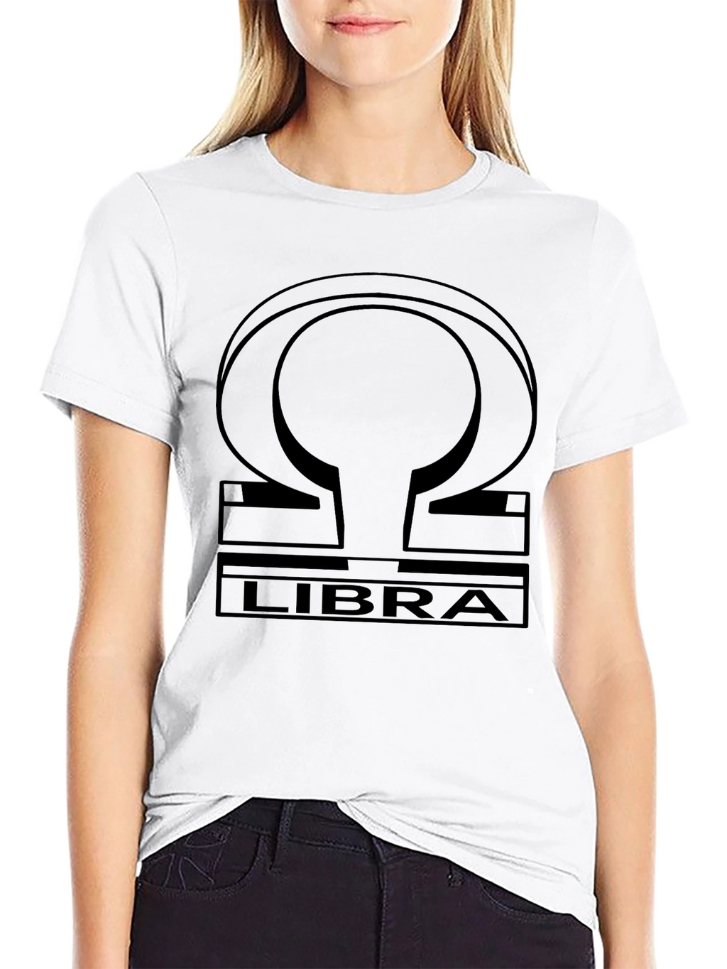 Libra Zodiac Symbol Graphic T-Shirt