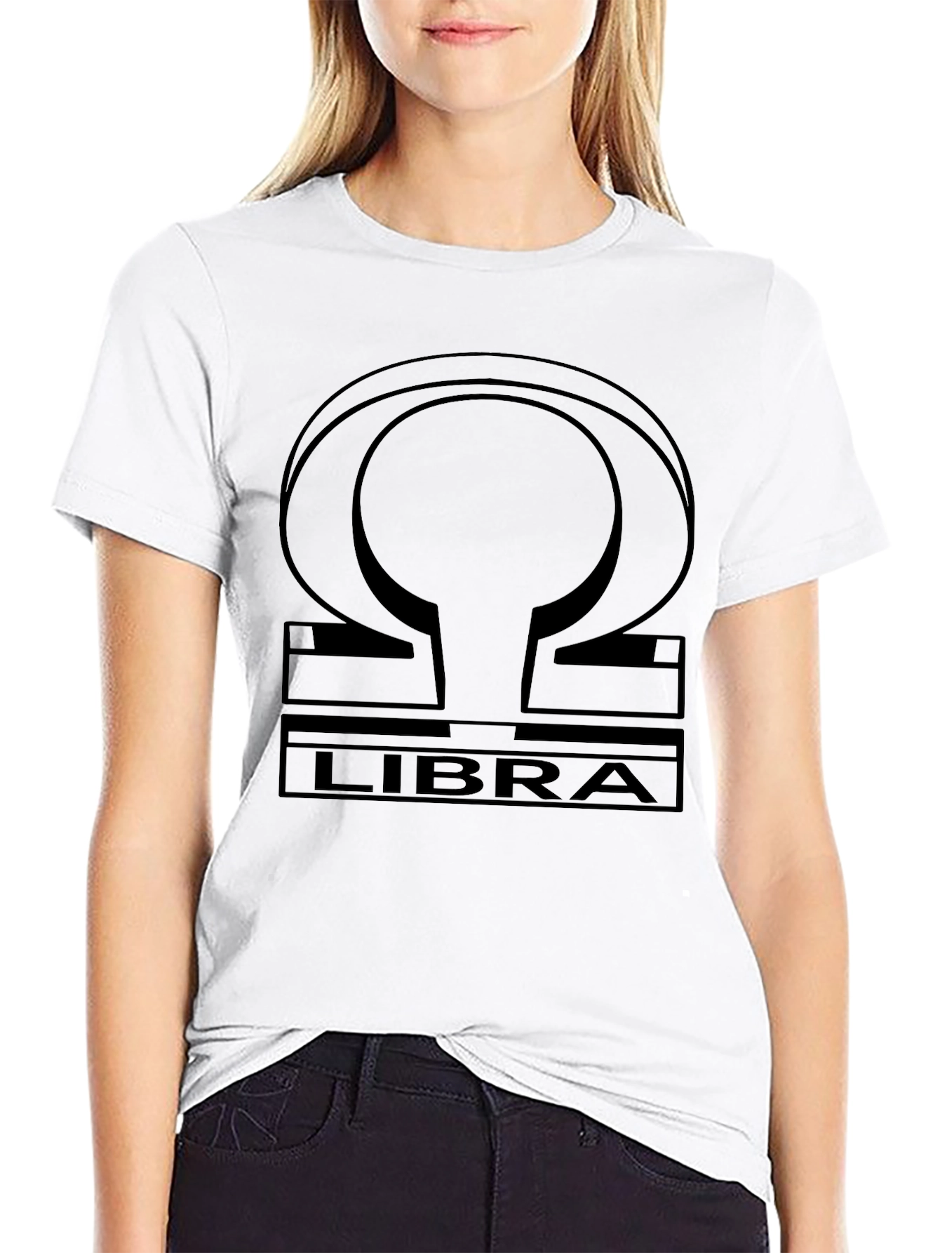 Libra Zodiac Symbol Graphic T-Shirt