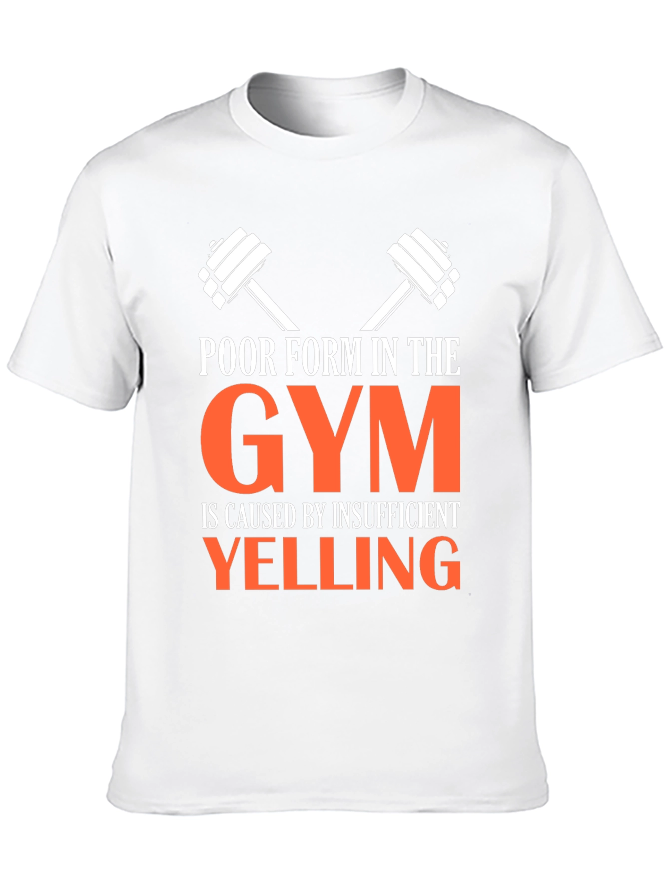 Funny Gym T-Shirt: Insufficient Yelling