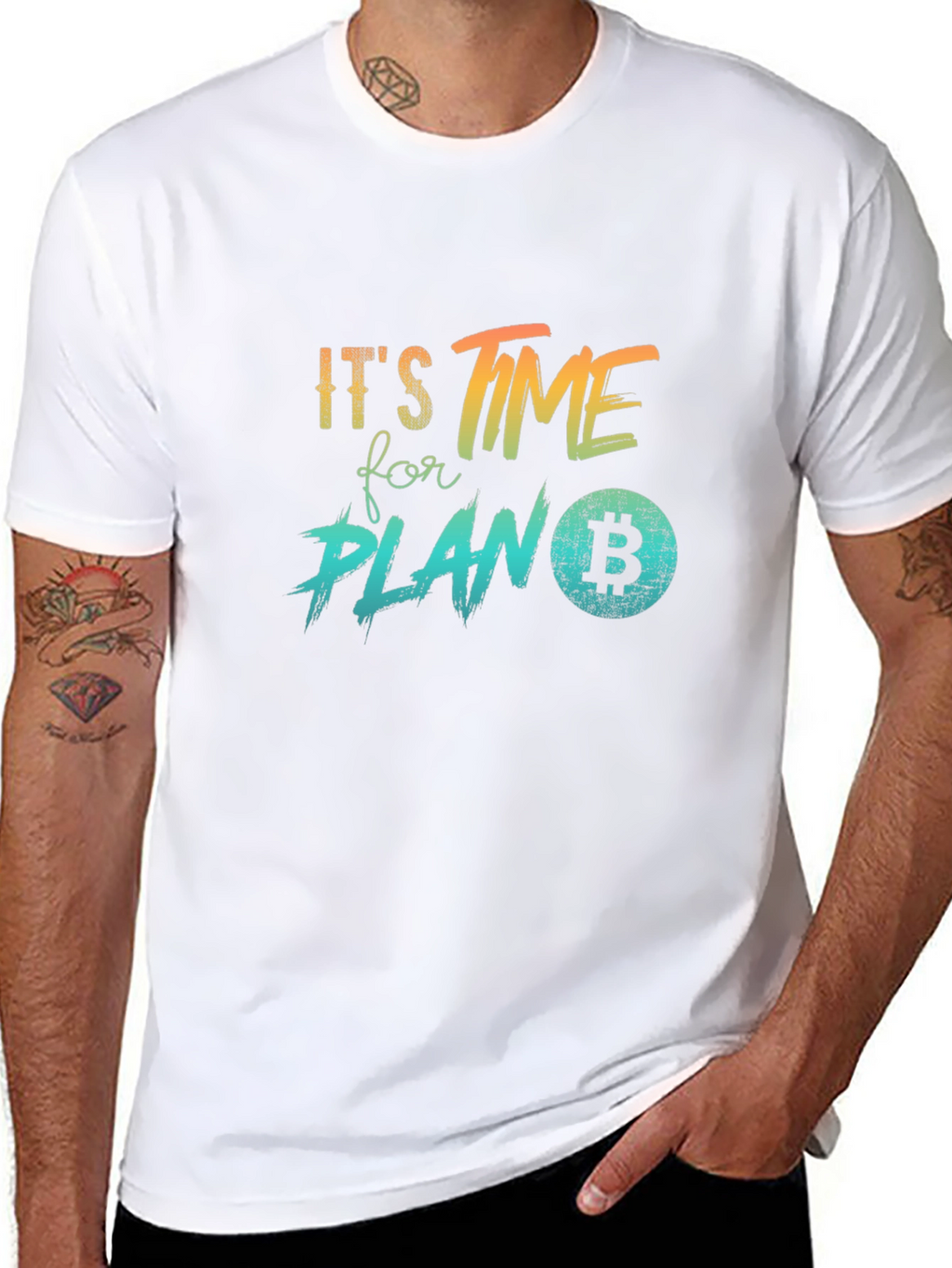 Bitcoin Plan B T-Shirt Crypto Investor Tee