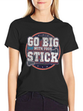 Go Big With Your Stick - Hockey Graphic Tee