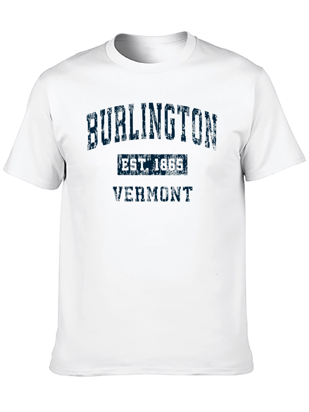 Burlington Vermont Black T-Shirt