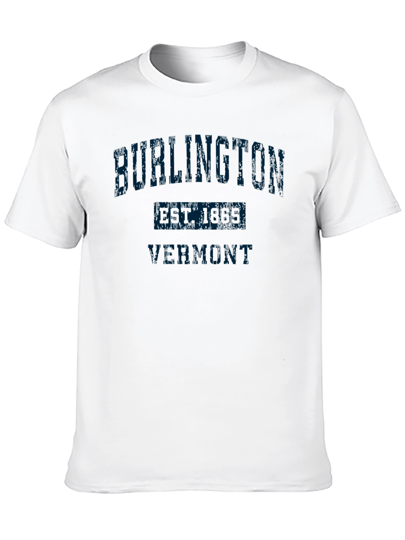 Burlington Vermont Black T-Shirt