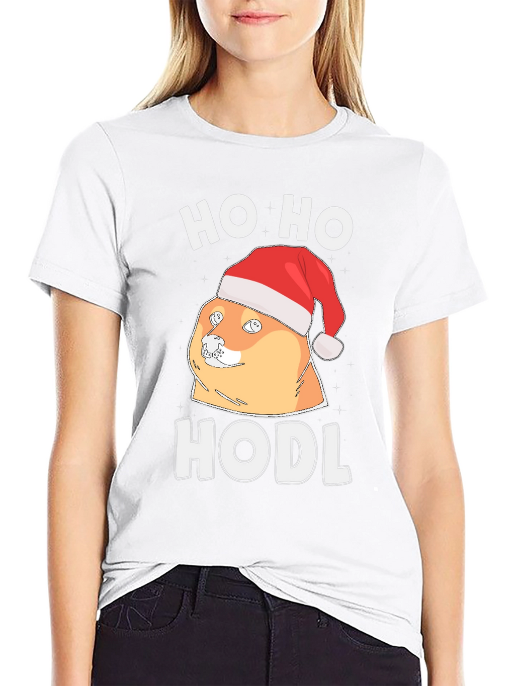 Ho Ho HODL Doge Christmas T-Shirt