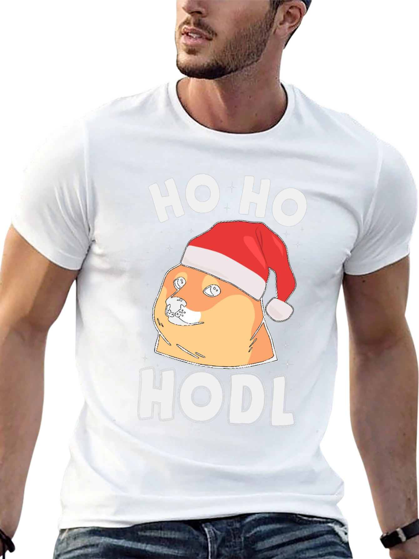 Ho Ho HODL Doge Christmas T-Shirt