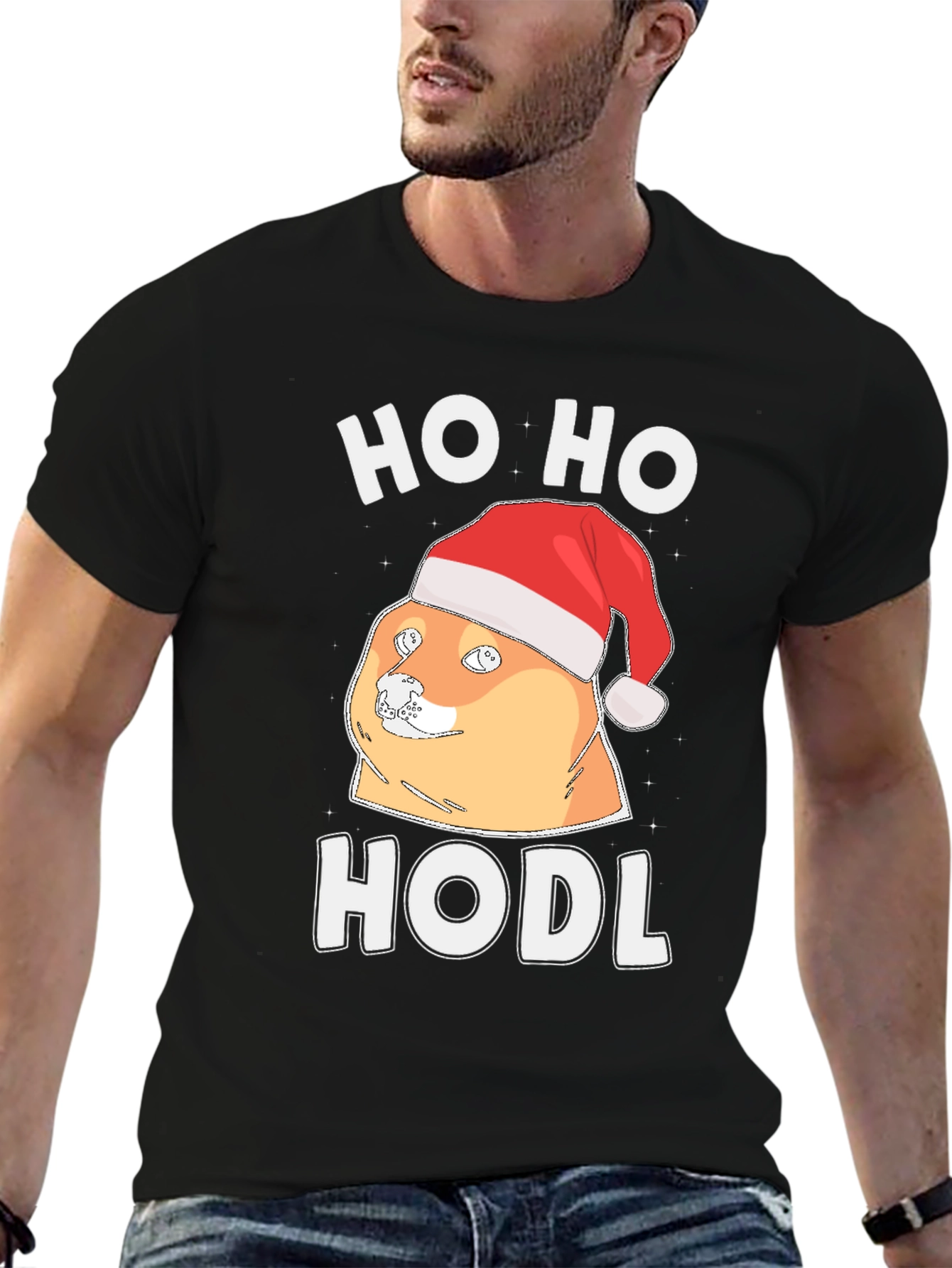 Ho Ho HODL Doge Christmas T-Shirt