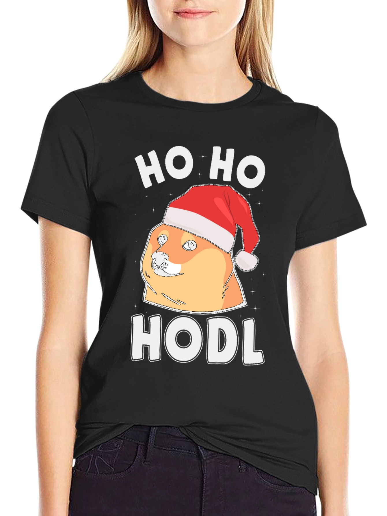 Ho Ho HODL Doge Christmas T-Shirt