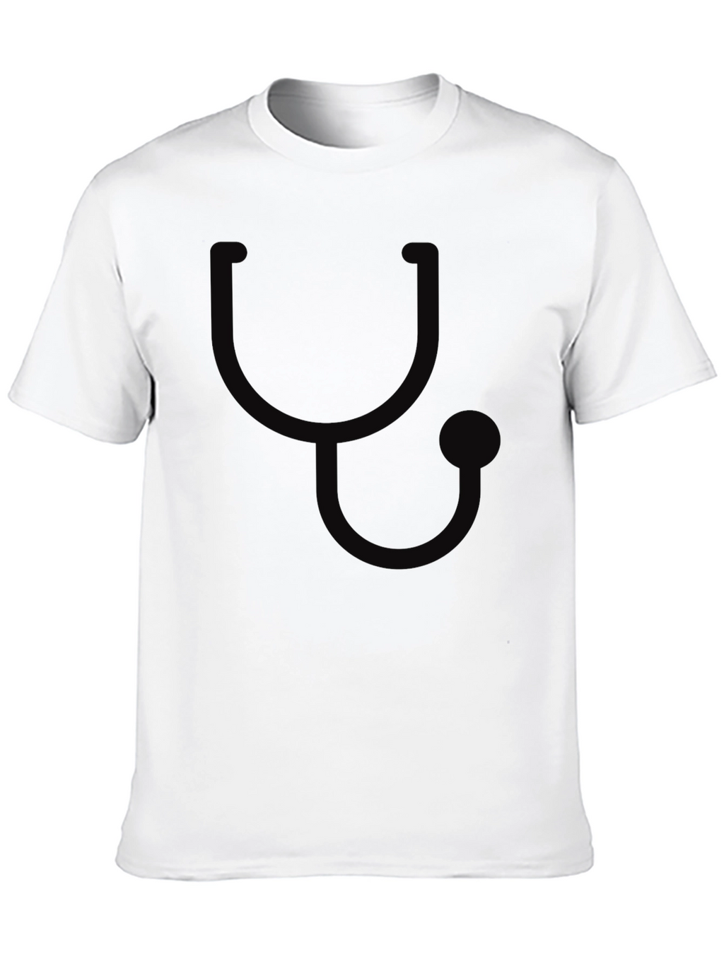 Stethoscope Graphic T-Shirt - Medical Theme Tee