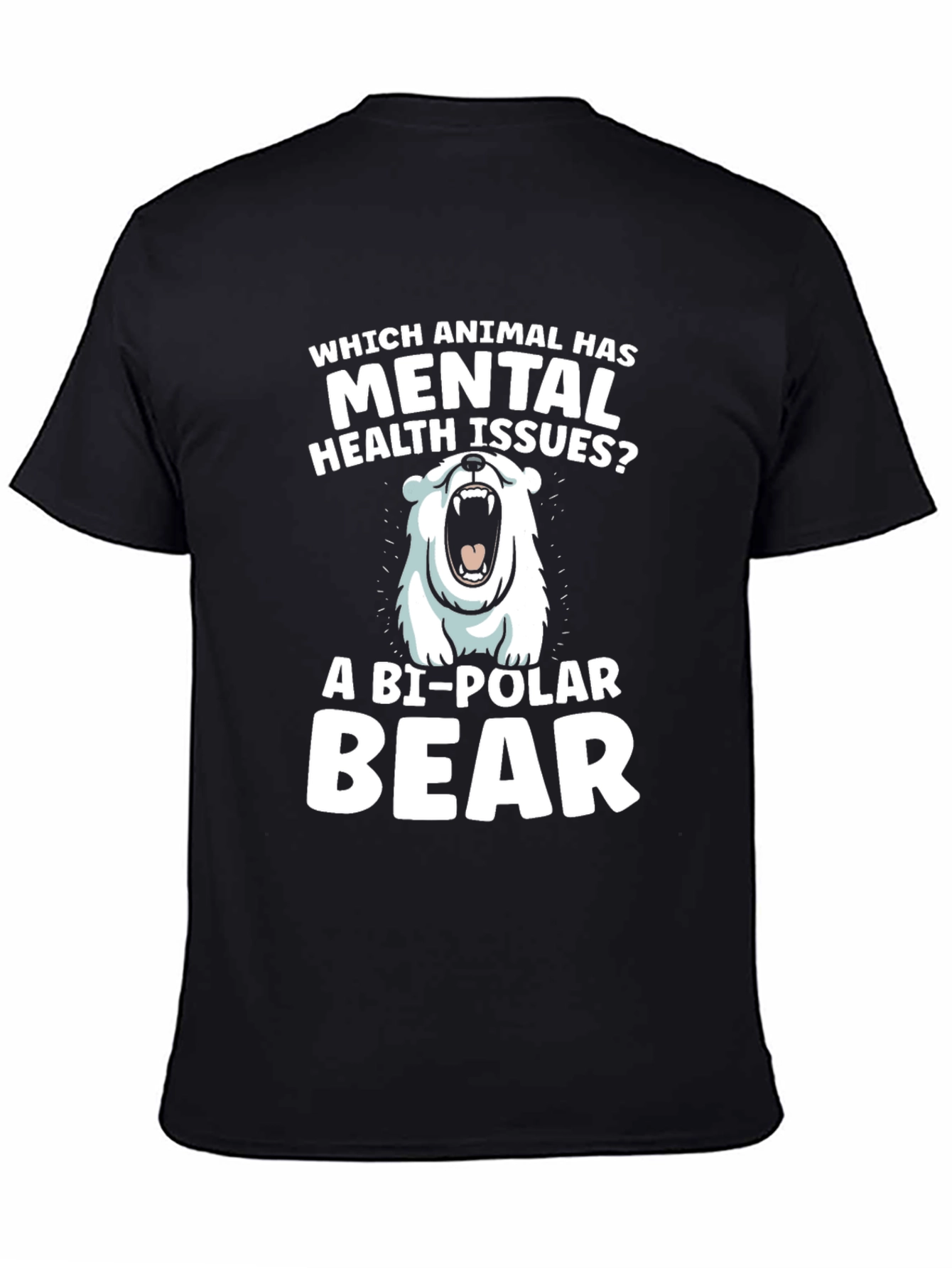 Bi-Polar Bear Mental Health T-Shirt