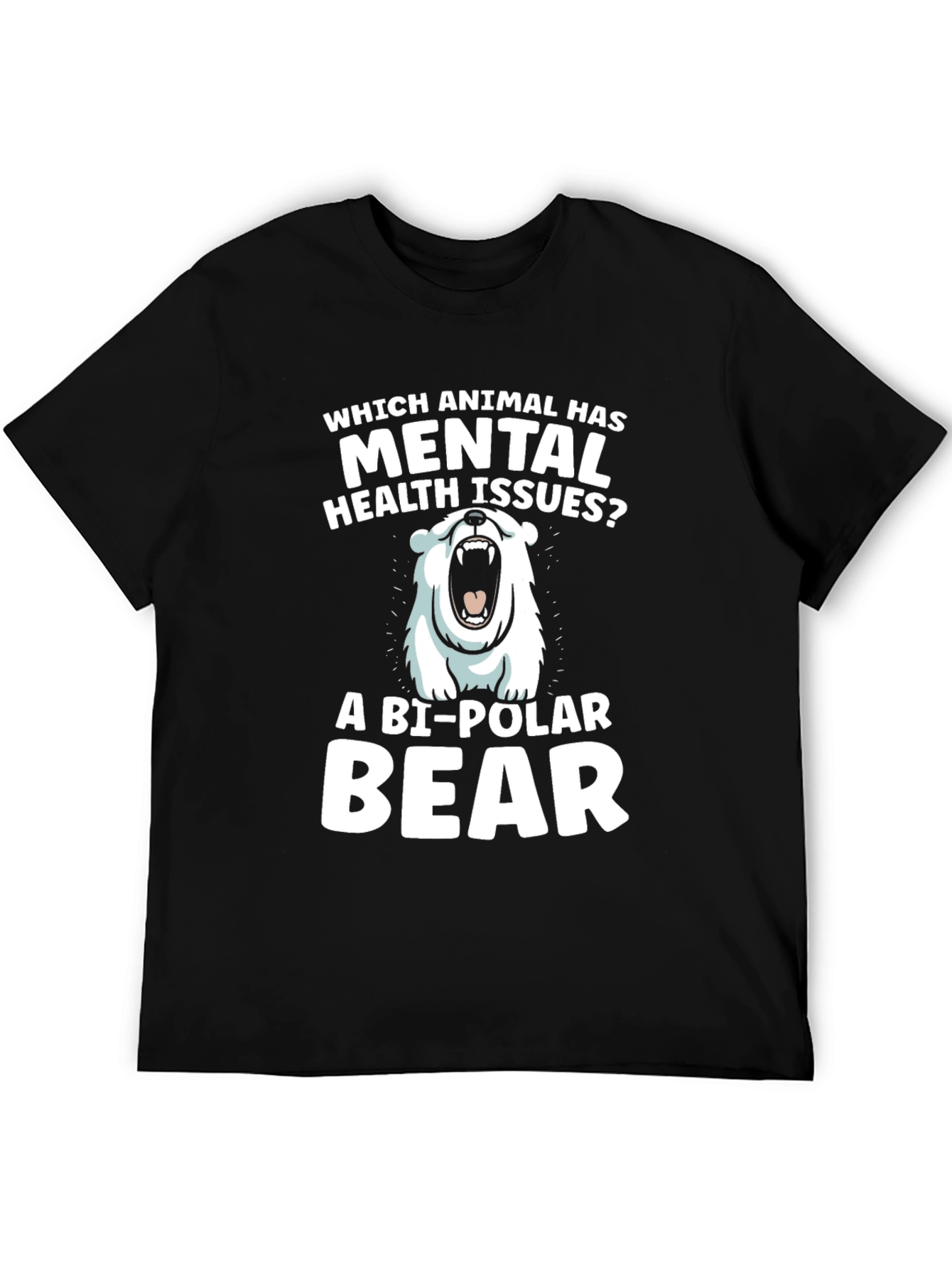Bi-Polar Bear Mental Health T-Shirt