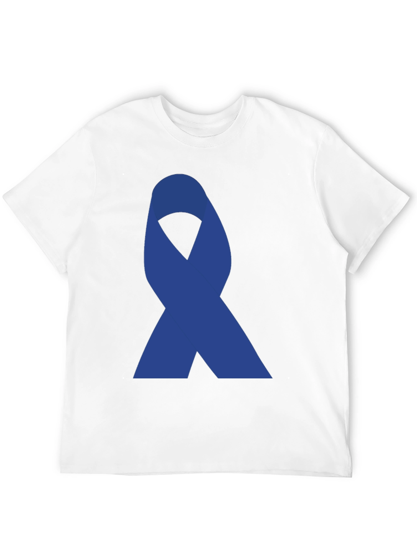 Blue Ribbon Graphic T-Shirt - Awareness Tee