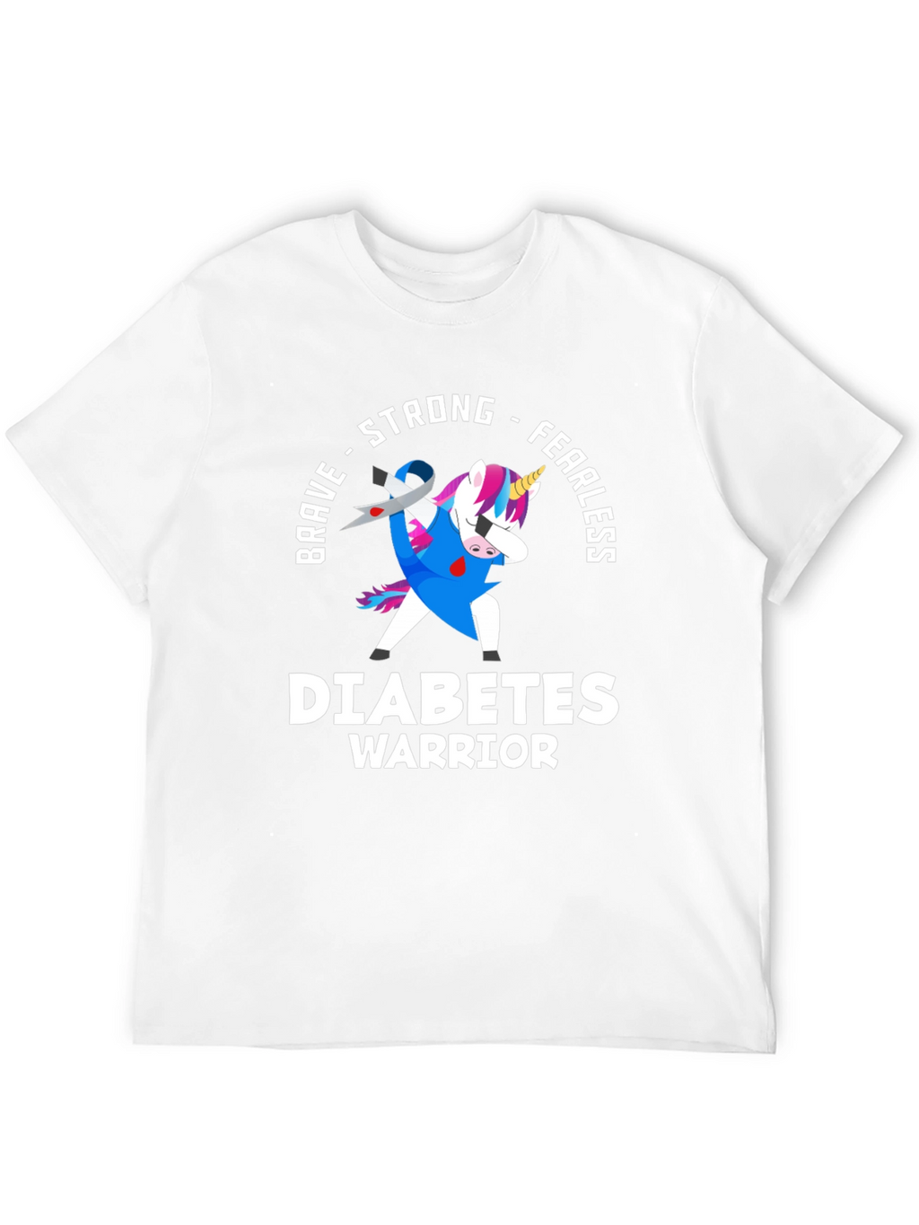 Diabetes Warrior Unicorn T-Shirt