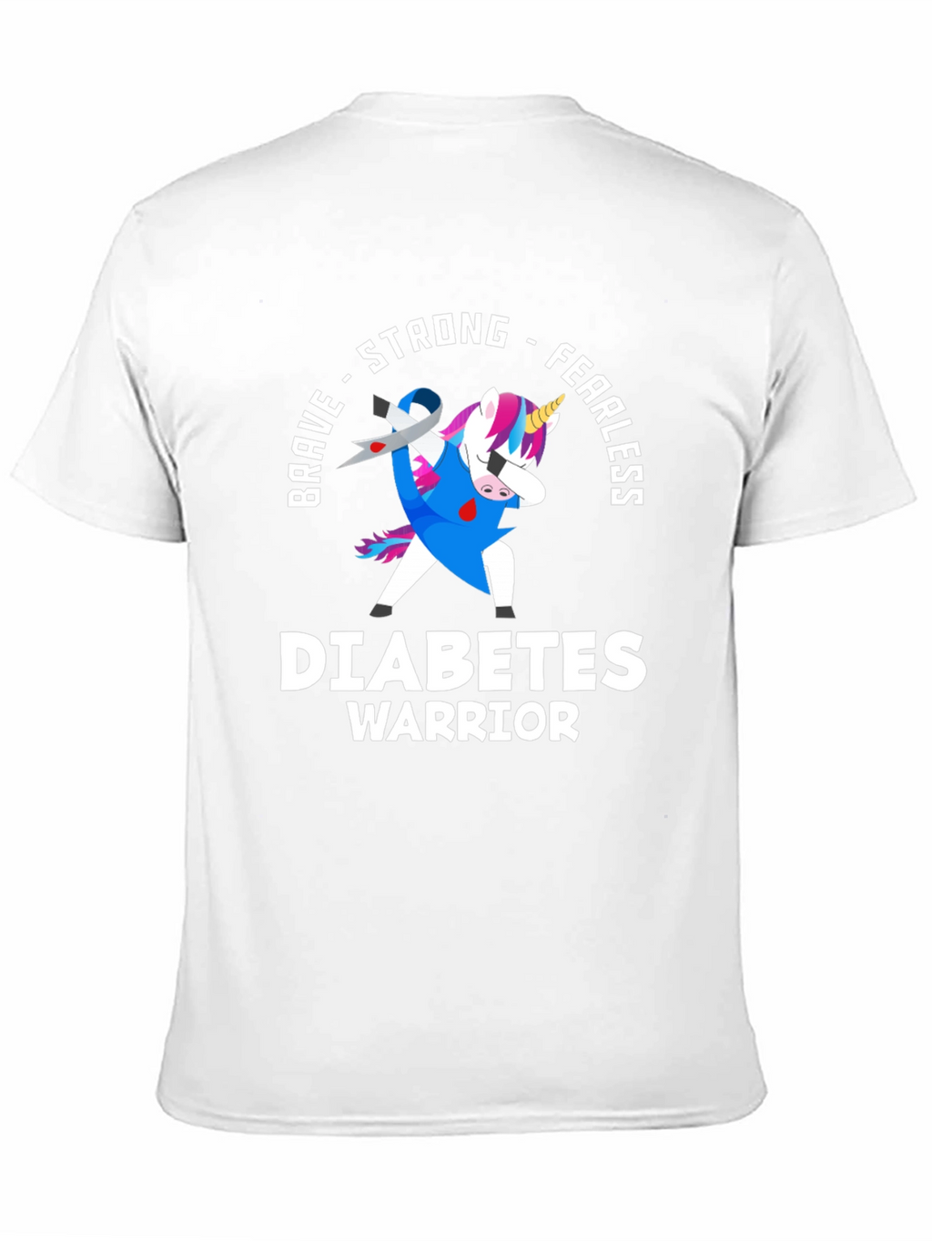 Diabetes Warrior Unicorn T-Shirt