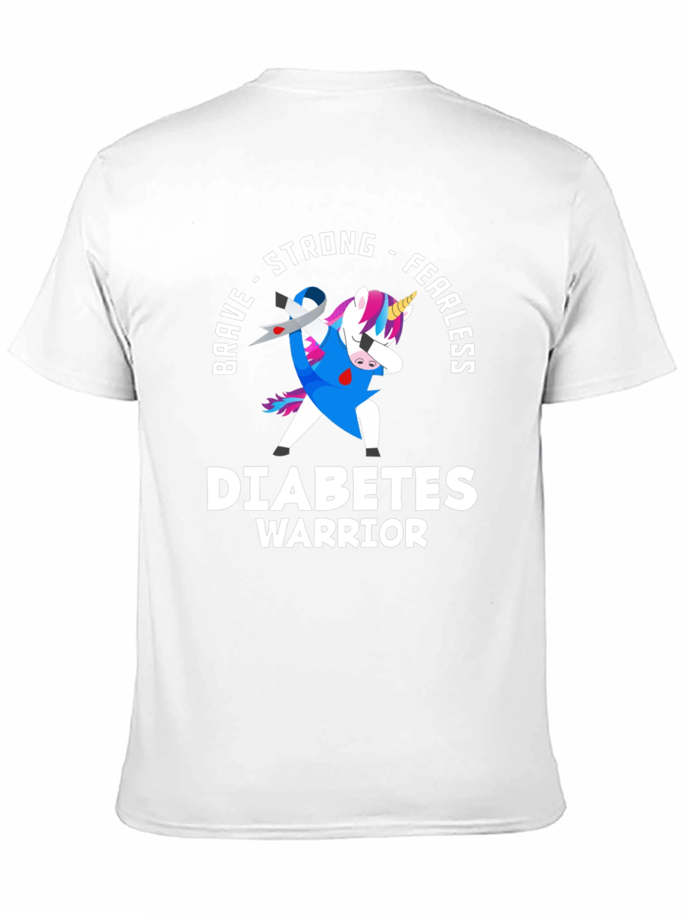Diabetes Warrior Unicorn T-Shirt