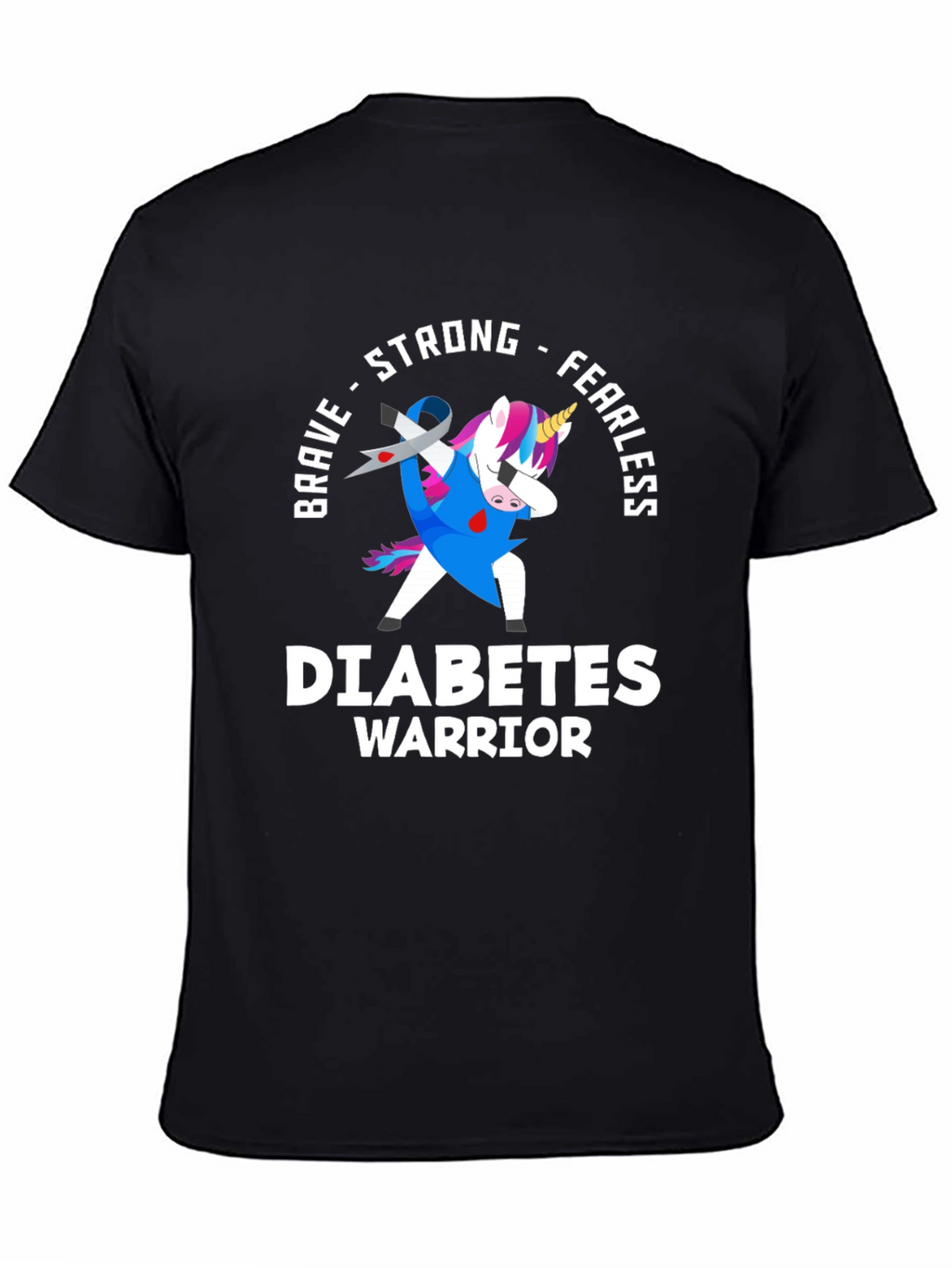 Diabetes Warrior Unicorn T-Shirt
