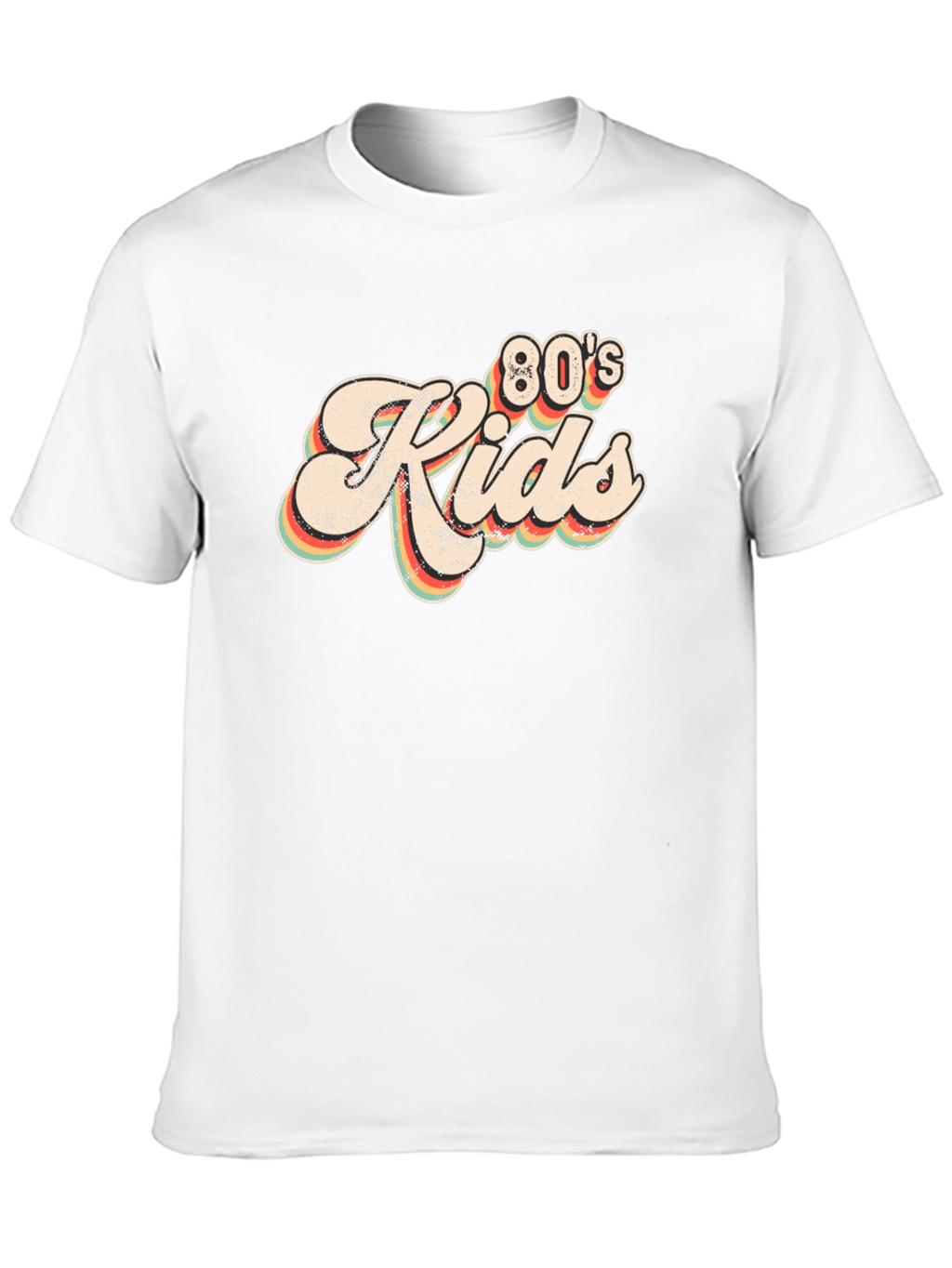 Retro 80s Kids Black T-Shirt