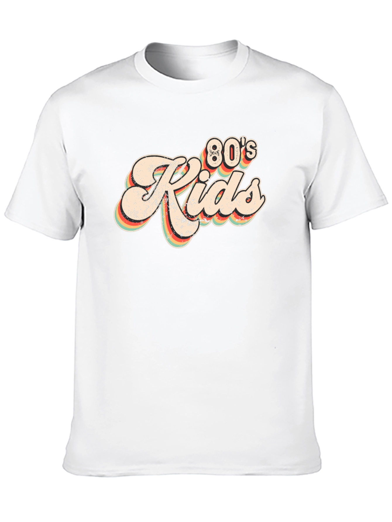 Retro 80s Kids Black T-Shirt