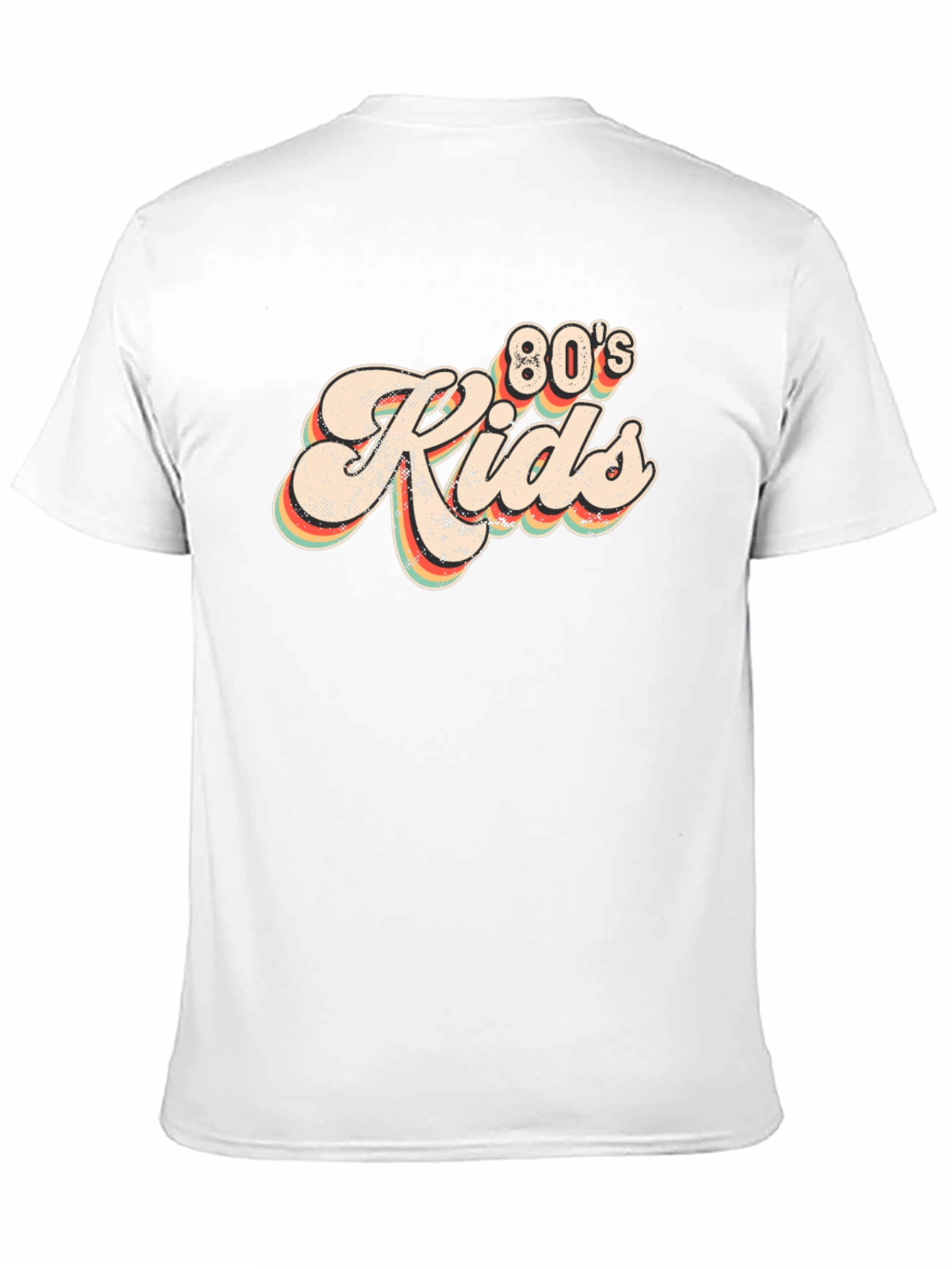 Retro 80s Kids Black T-Shirt