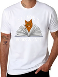 All I Need Is Books & Cats T-Shirt