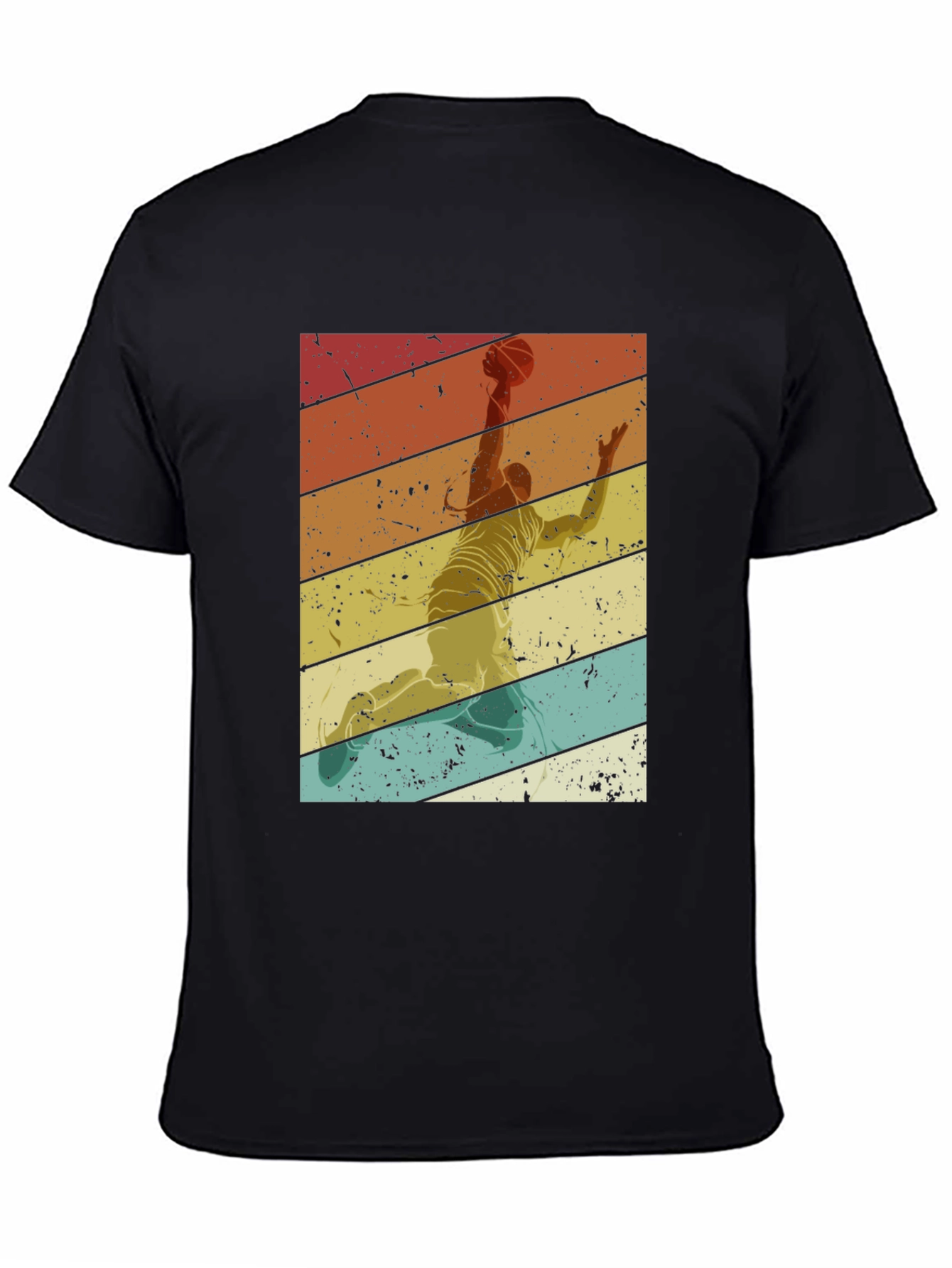 Retro Basketball Player T-Shirt