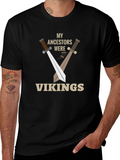My Ancestors Were Vikings T-Shirt - Black