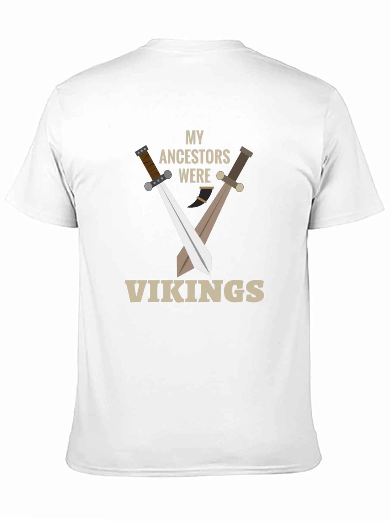 My Ancestors Were Vikings T-Shirt - Black