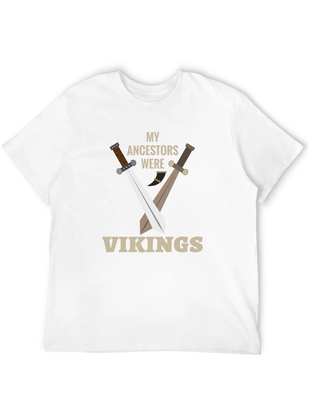 My Ancestors Were Vikings T-Shirt - Black