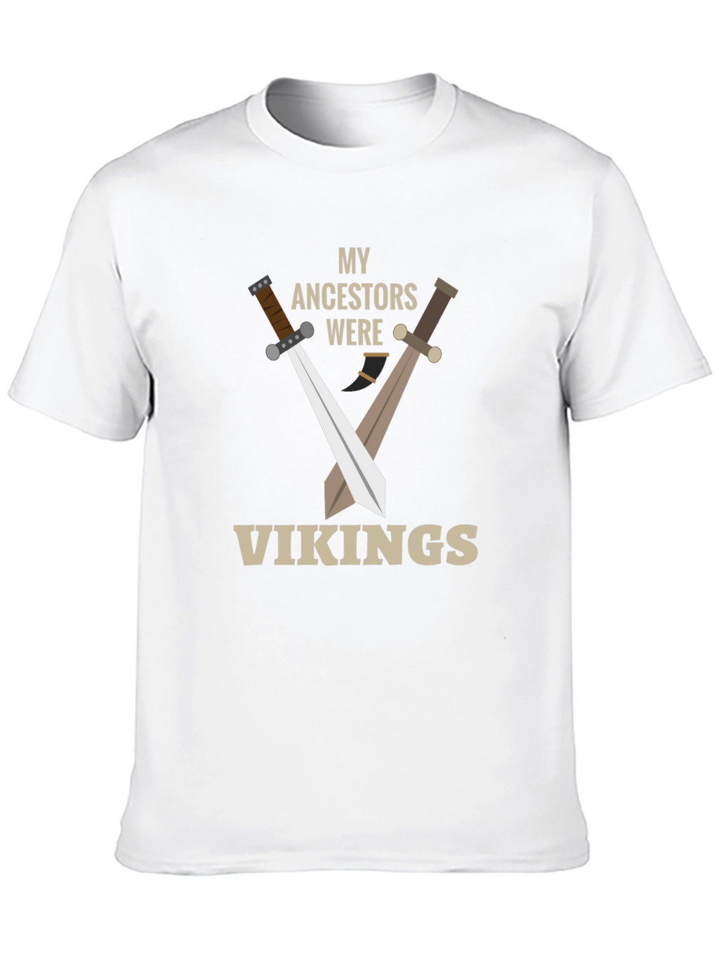 My Ancestors Were Vikings T-Shirt - Black