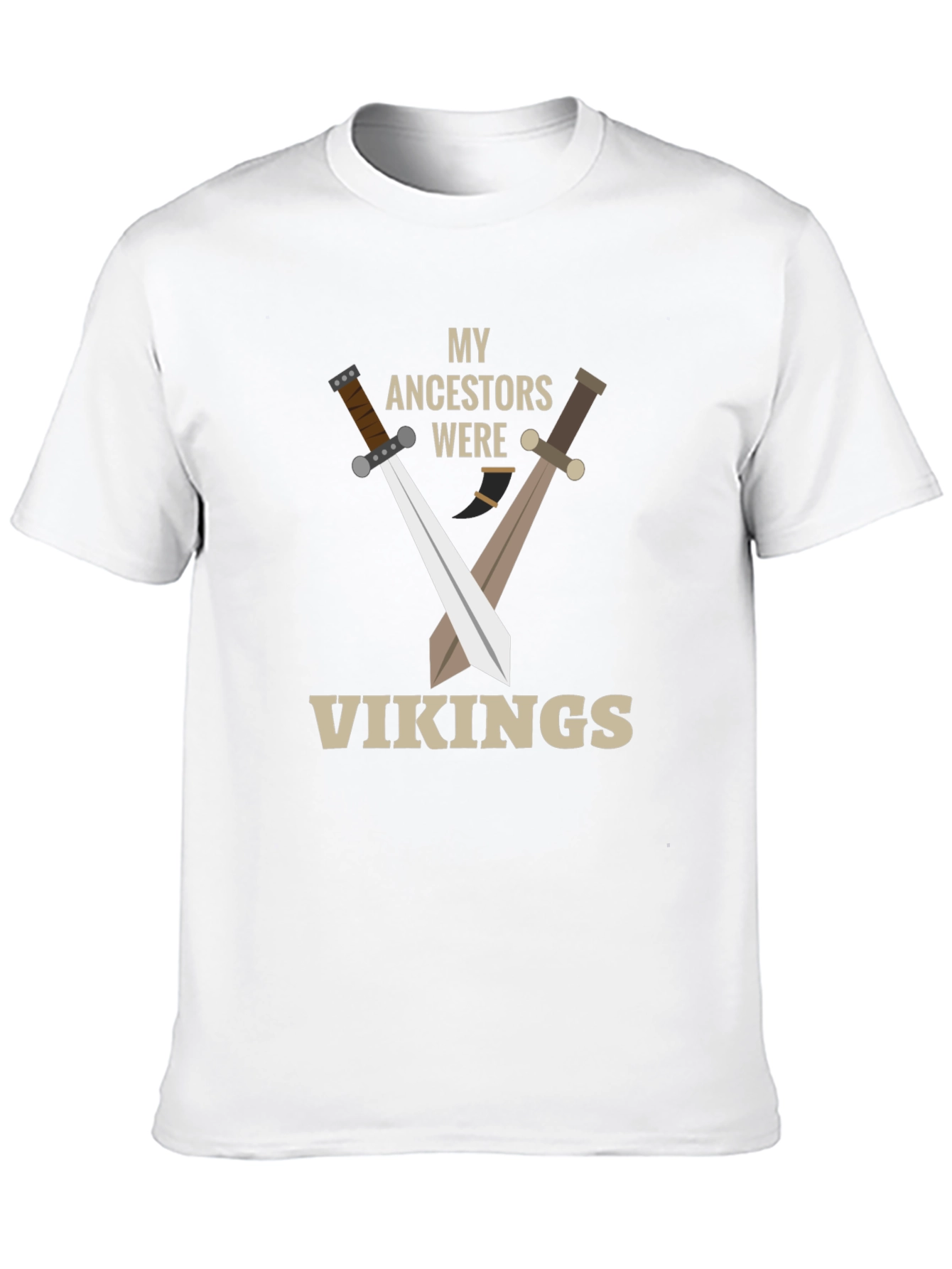 My Ancestors Were Vikings T-Shirt - Black