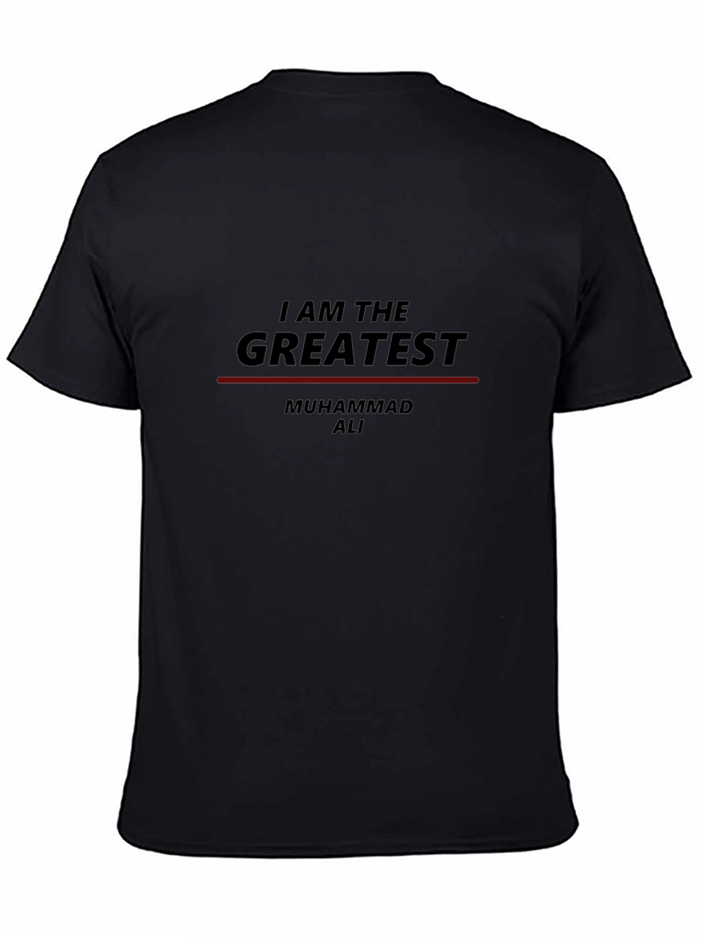 I Am The Greatest - Muhammad Ali Black T-Shirt