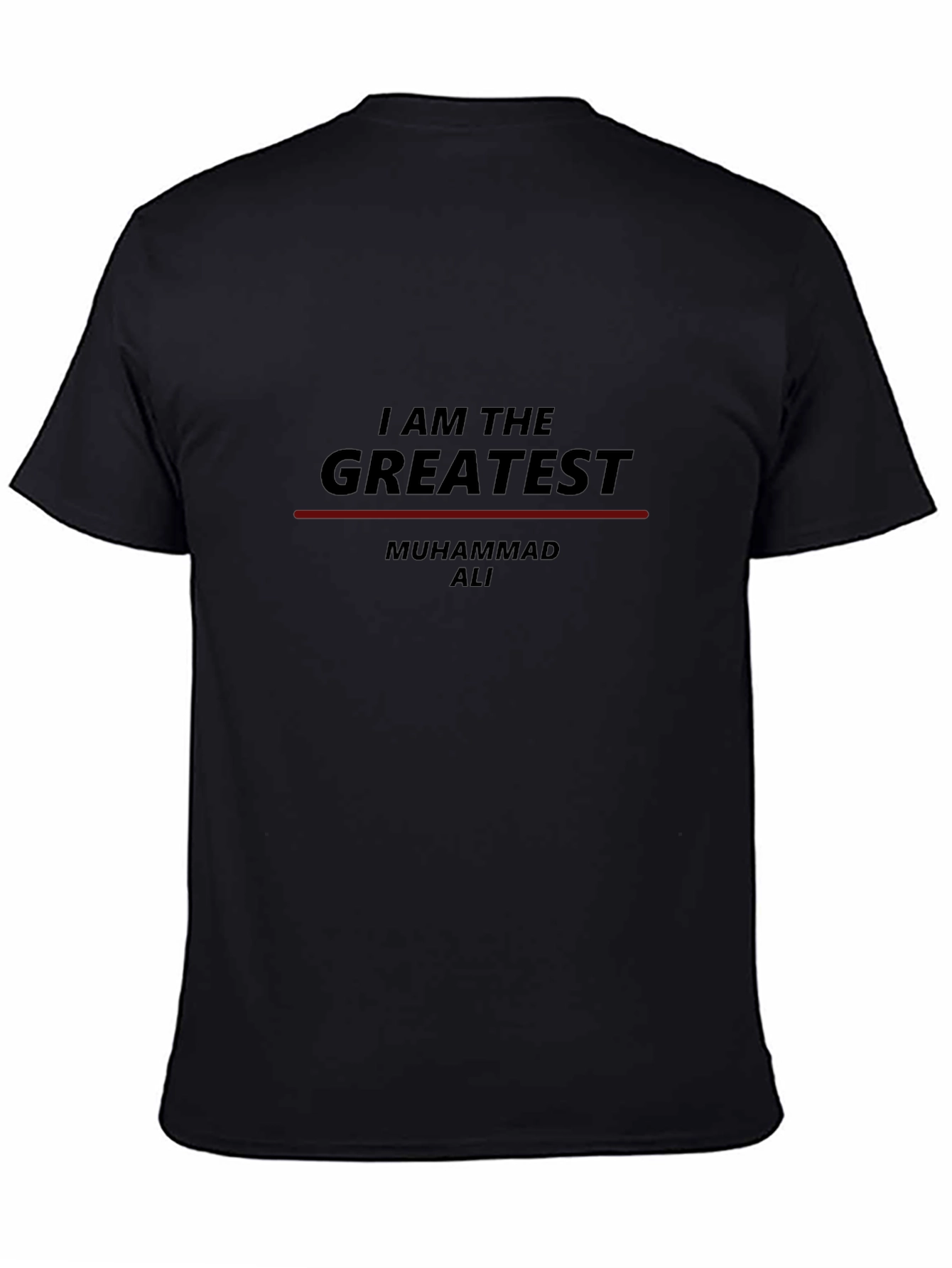 I Am The Greatest - Muhammad Ali Black T-Shirt