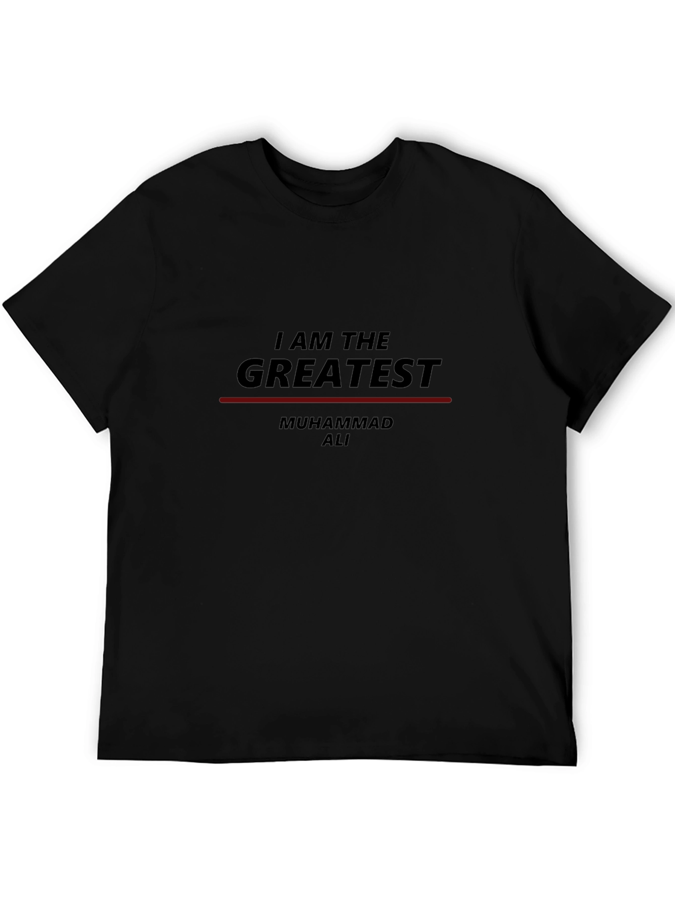I Am The Greatest - Muhammad Ali Black T-Shirt