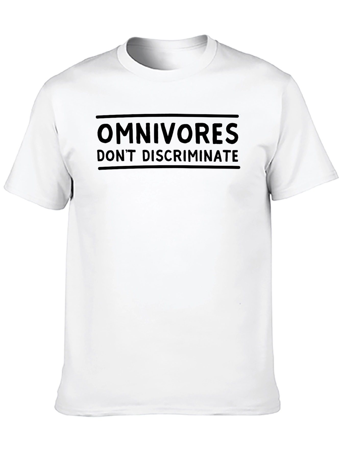 Omnivores Dont Discriminate Black T-Shirt