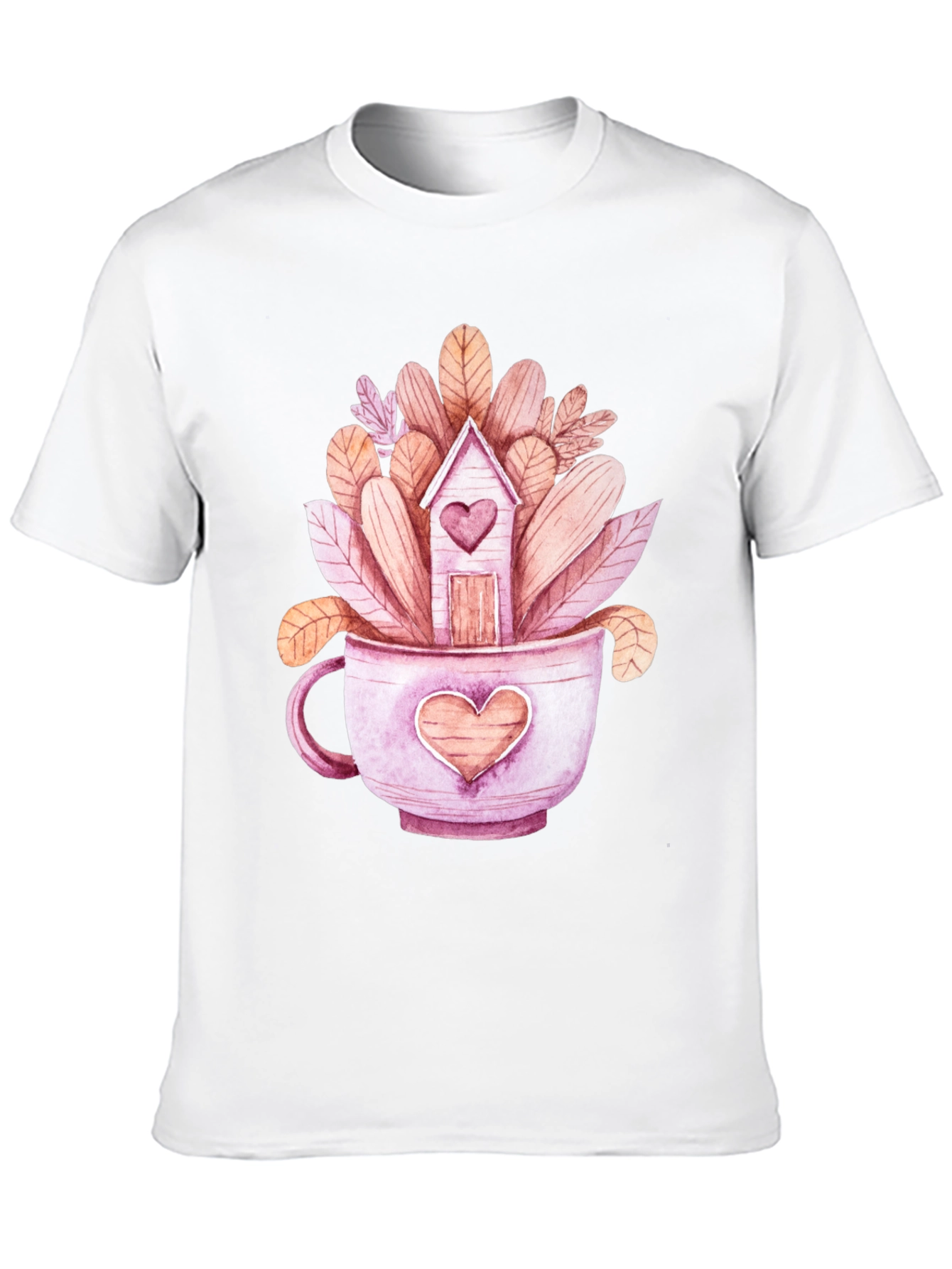 Heart Home Tea Cup T-Shirt